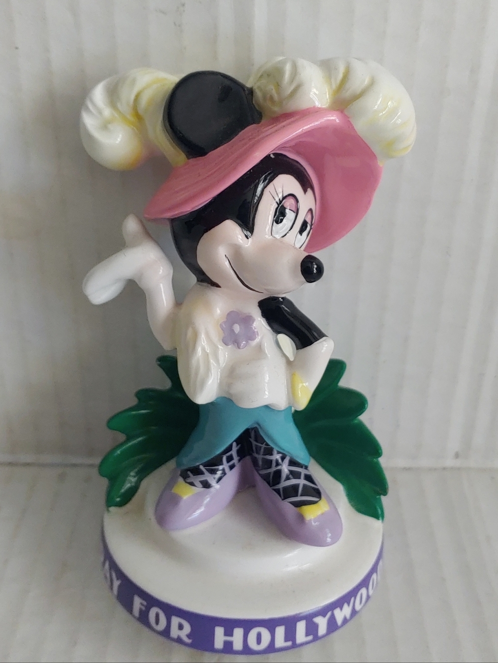 Disney Minnie Mouse “Hooray For Hollywood" By Schmid 4" Ceramic Figure